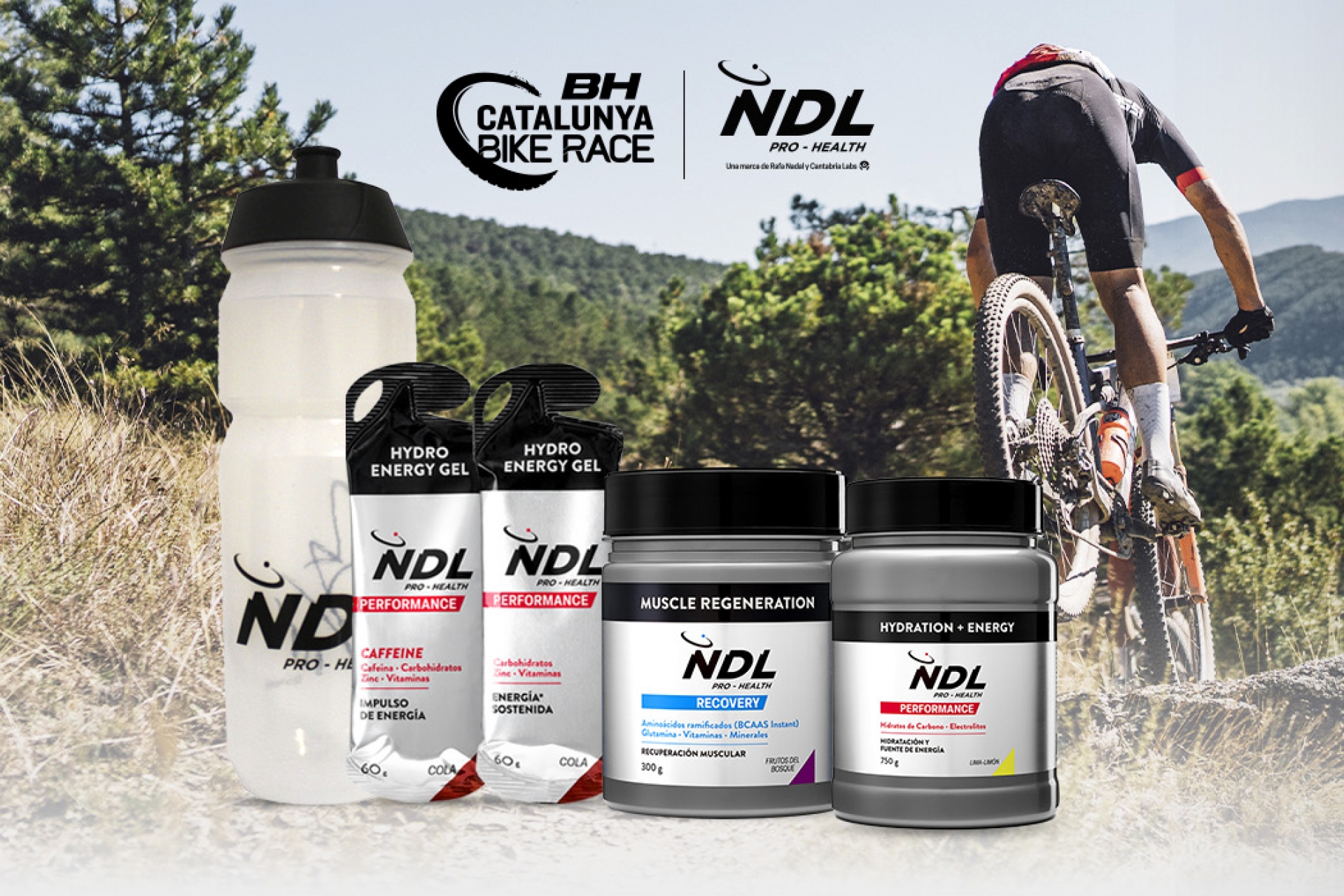 ¡Prepárate para la carrera con un welcome pack NDL cargado de energía y recuperación!