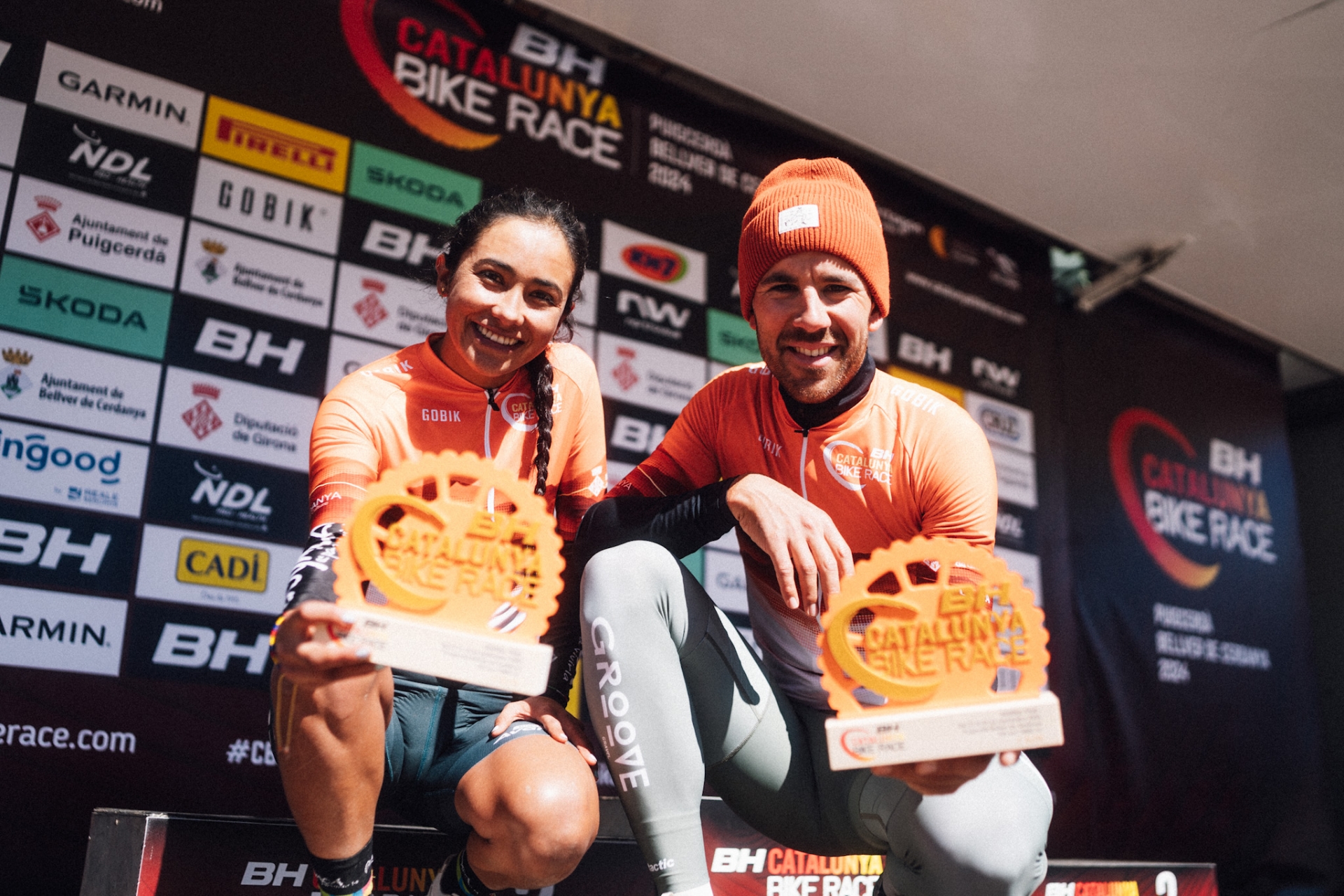 HUGO DRECHOU Y DIANA PINILLA SON LOS NUEVOS CAMPEONES DE LA CATALUNYA BIKE RACE